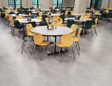 Kent Place Dining Hall table and chairs