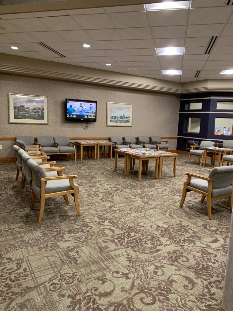 CARE Surgicenter waiting area